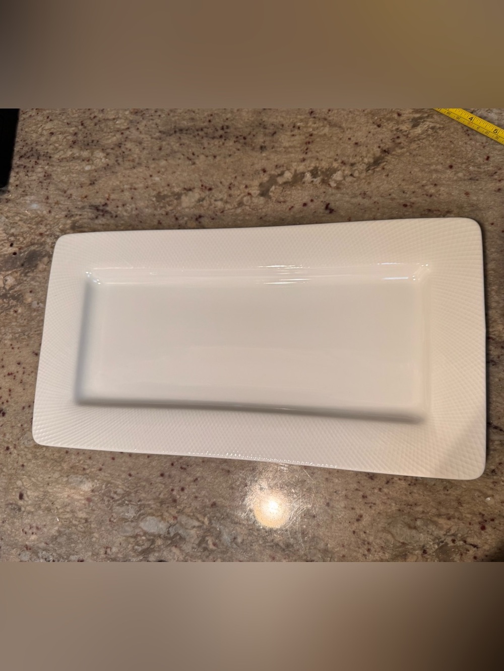 Pottery Barn Textured Large Sandwich Tray